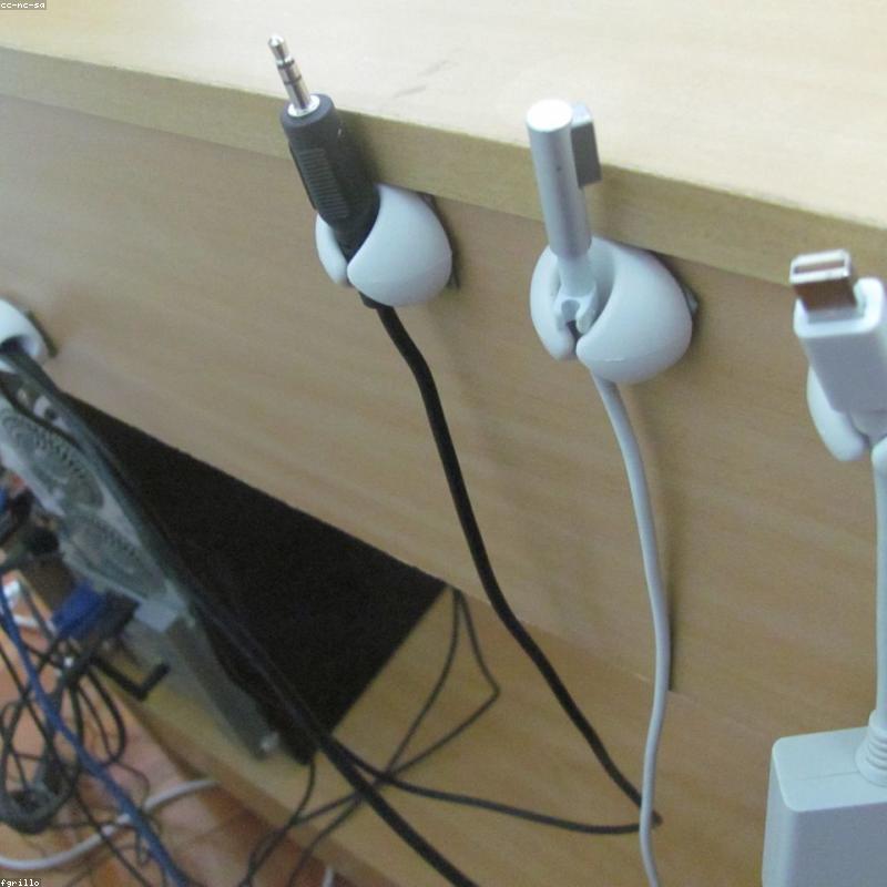 Leather Cable Organiser — Set of 3